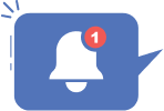 Goatclub bell bubble talk Notification icon